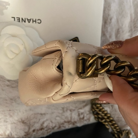 Super limited☀️☀️Chanel classic timeless mini rectangular top handle flap bag - Picture 11 of 16